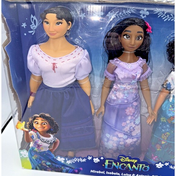 Disney Encanto 4 Doll Gift Set - BRAND NEW -Mirabel, Isabela, Luisa and Antonio - Picture 3 of 11